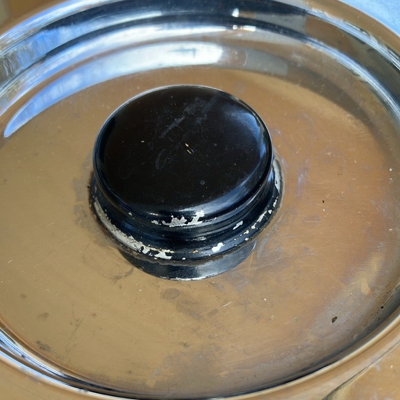 Beauty Ware by Lincoln Chrome Tea Cannister w. Lid 6.15x4.5x5" - Picture 7 of 17